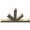 Ekena Millwork Saratoga Rough Sawn Timber Gable Bracket, Douglas Fir, 48"W x 28"H x 4"D x 4"F, 14/12 Pitch GBW048X28X0404SAR00RDF - alternate 5